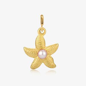 Fresh Water Pearl Sea Collection Detachable Pendants: Starfish,Conch, Seashell